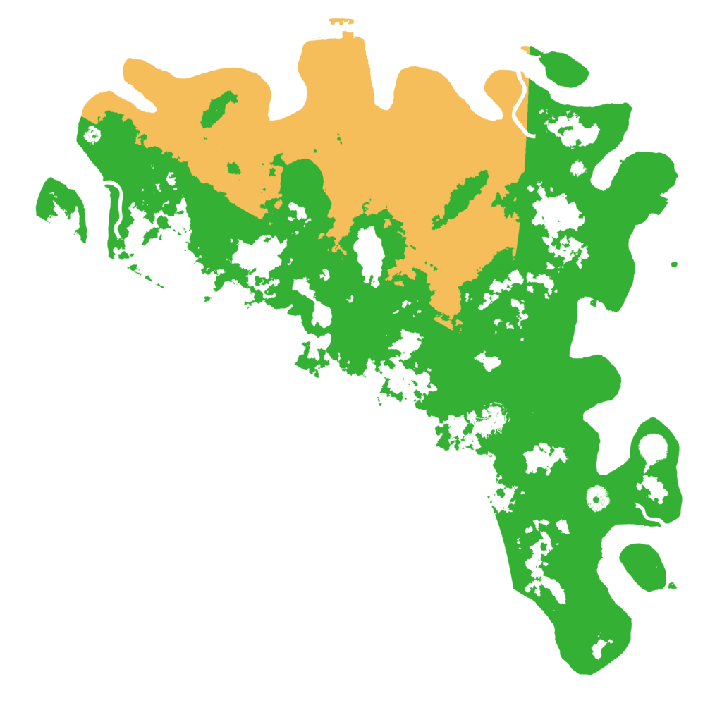 Biome Rust Map: Procedural Map, Size: 4500, Seed: 1446432802