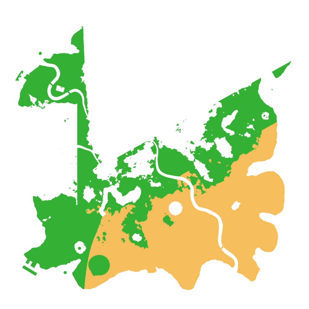 Biome Rust Map: Procedural Map, Size: 4000, Seed: 143156662