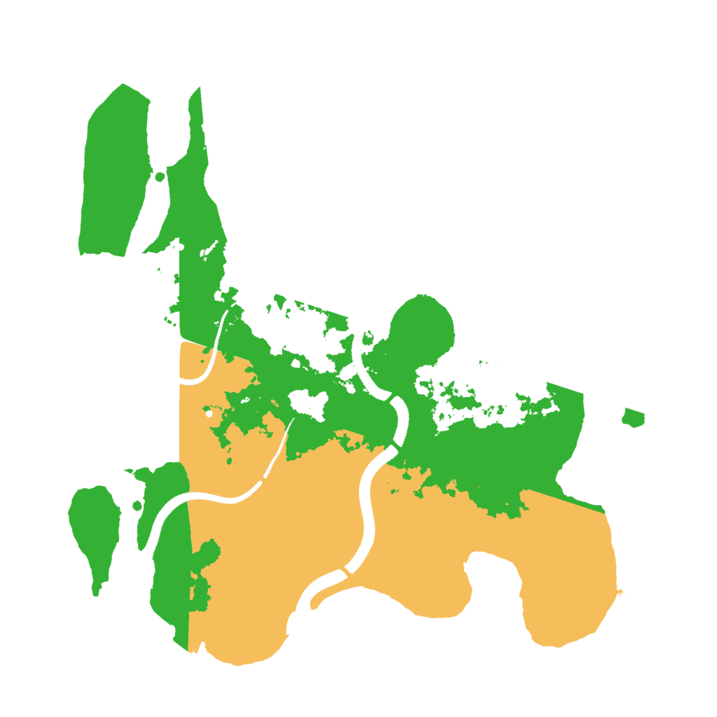 Biome Rust Map: Procedural Map, Size: 3000, Seed: 483638570