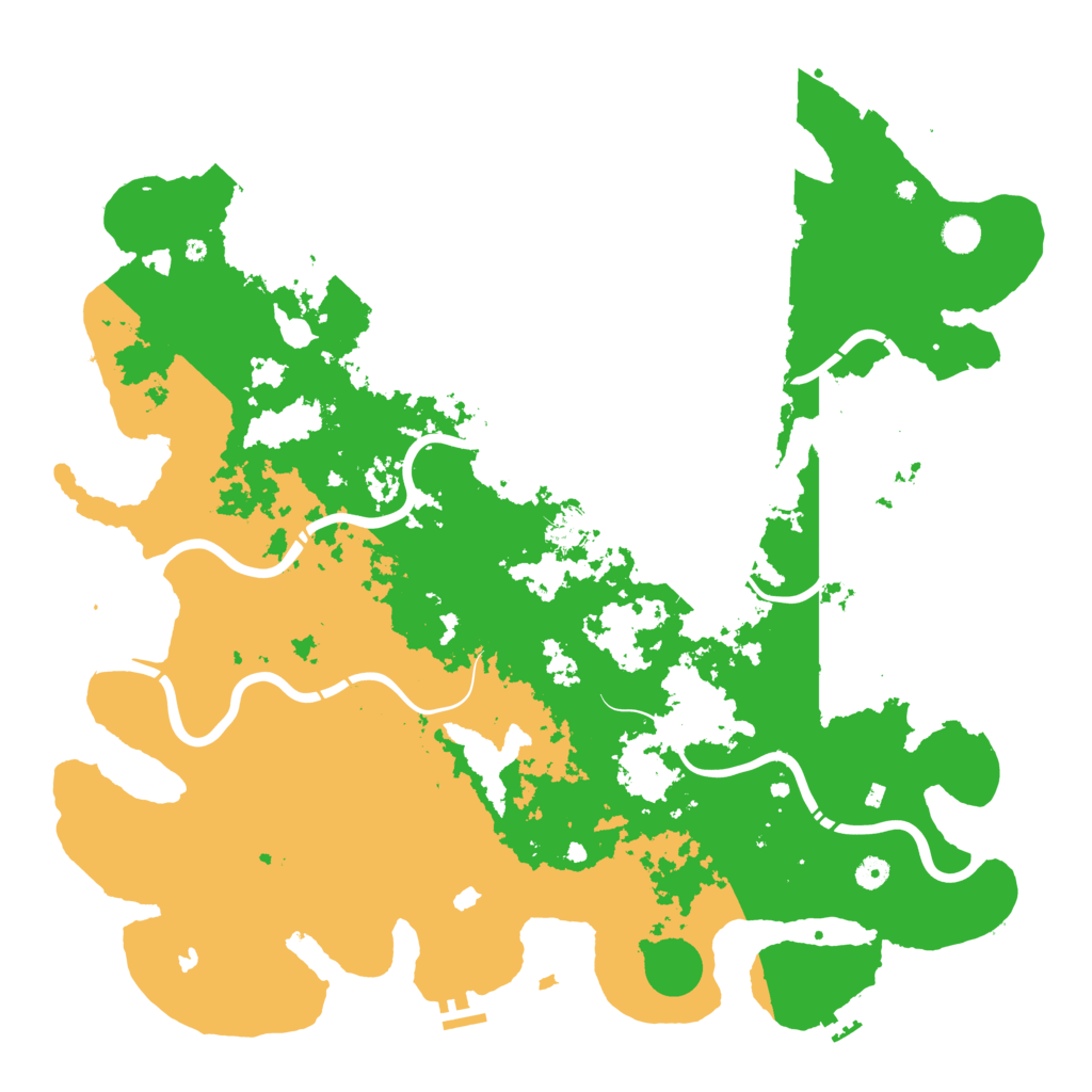 Biome Rust Map: Procedural Map, Size: 5000, Seed: 1230428838