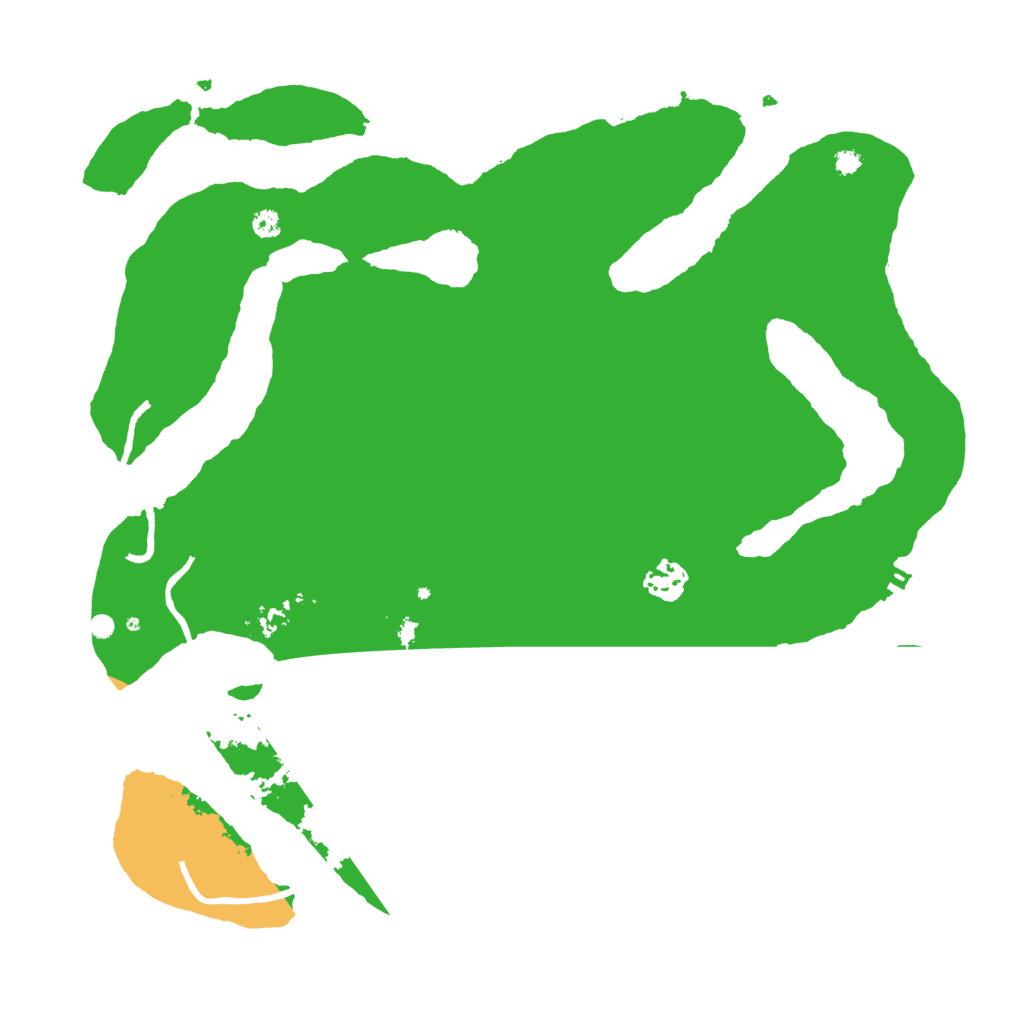 Biome Rust Map: Procedural Map, Size: 3700, Seed: 54333