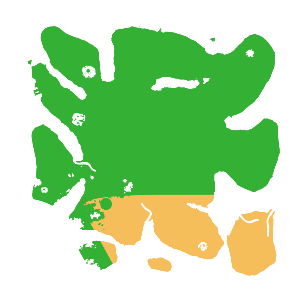 Biome Rust Map: Procedural Map, Size: 3500, Seed: 8453215