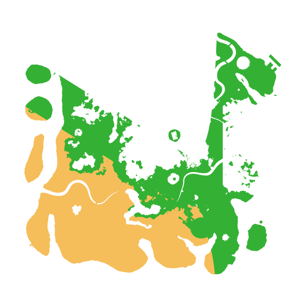 Biome Rust Map: Procedural Map, Size: 4000, Seed: 49526888
