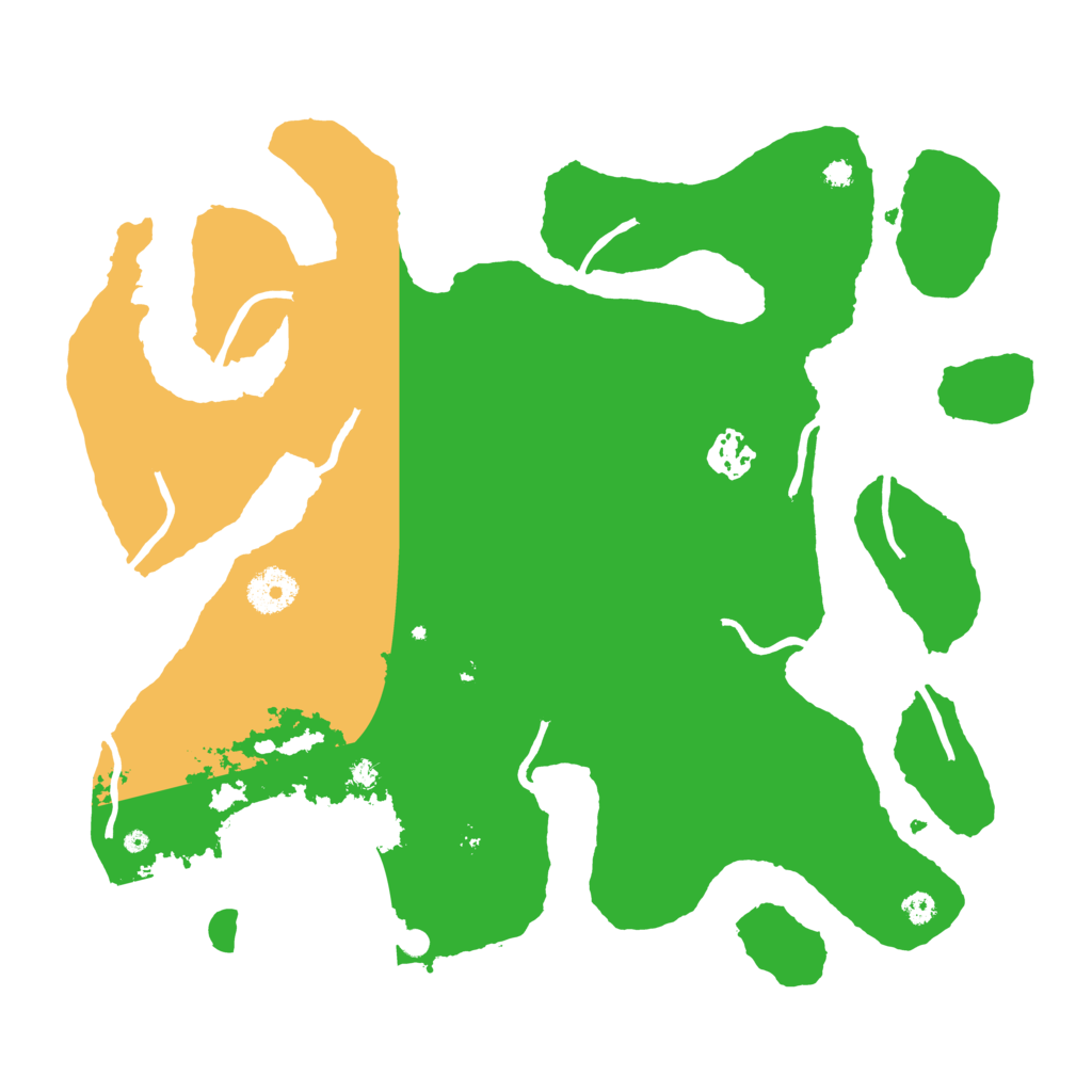 Biome Rust Map: Procedural Map, Size: 3500, Seed: 2414567