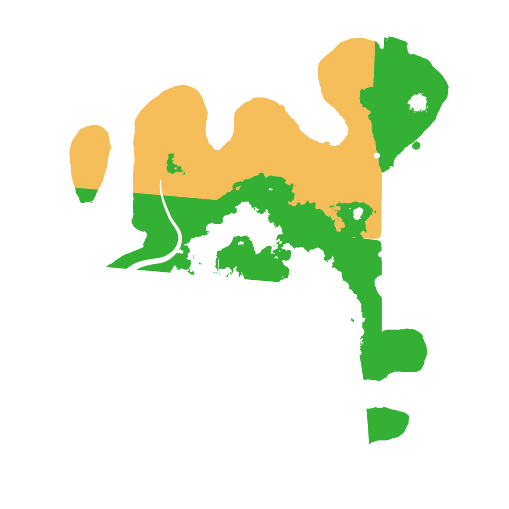 Biome Rust Map: Procedural Map, Size: 2500, Seed: 351968416