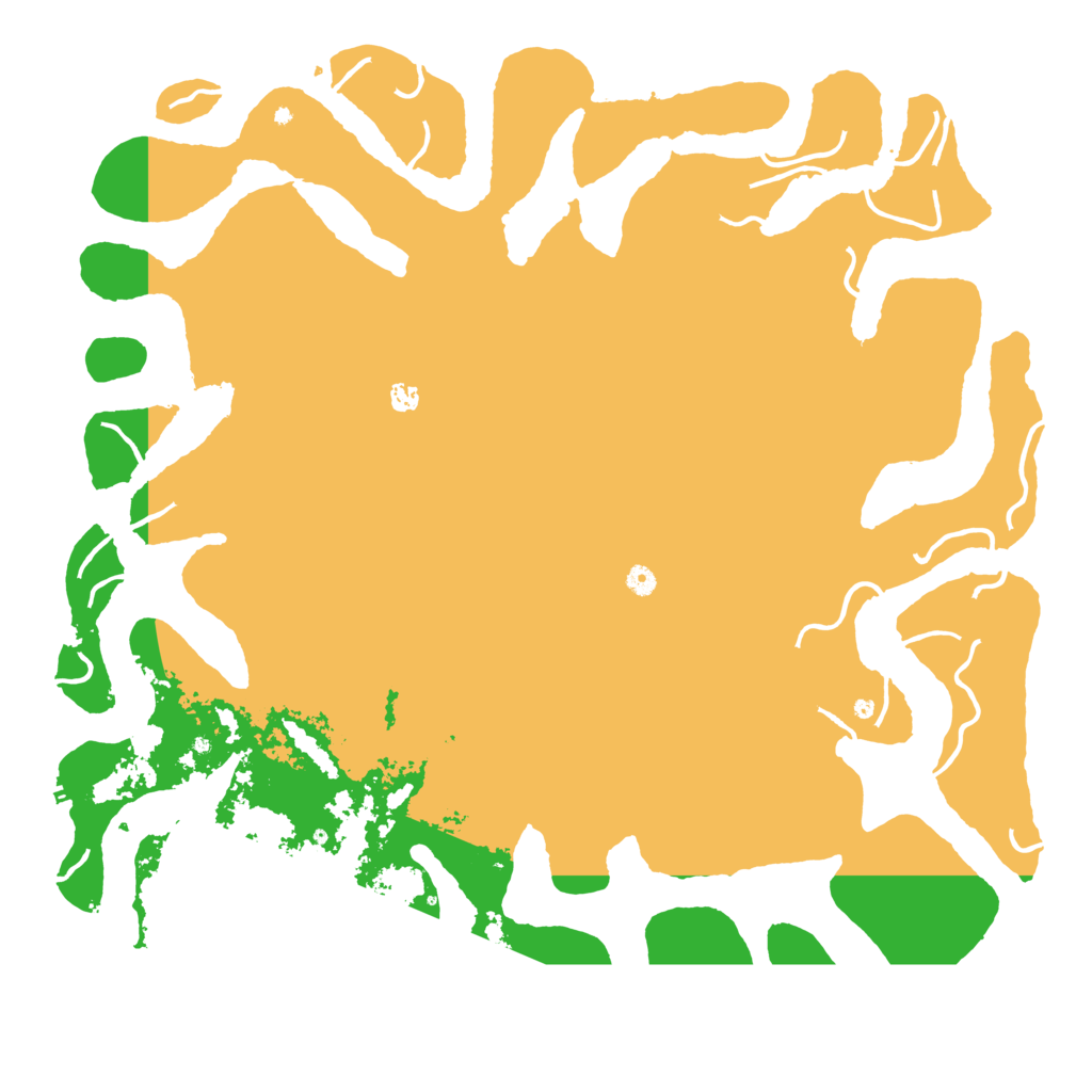 Biome Rust Map: Procedural Map, Size: 5555, Seed: 888888