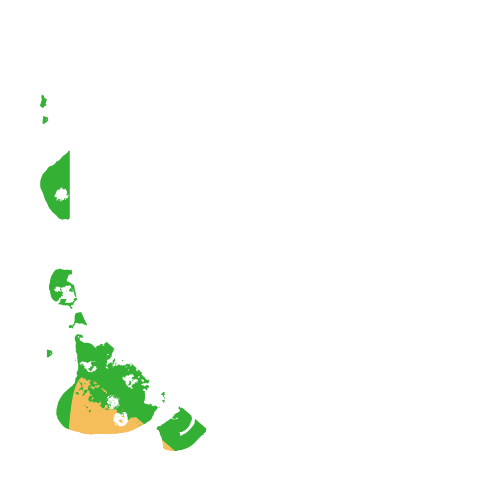 Biome Rust Map: Procedural Map, Size: 3500, Seed: 3145