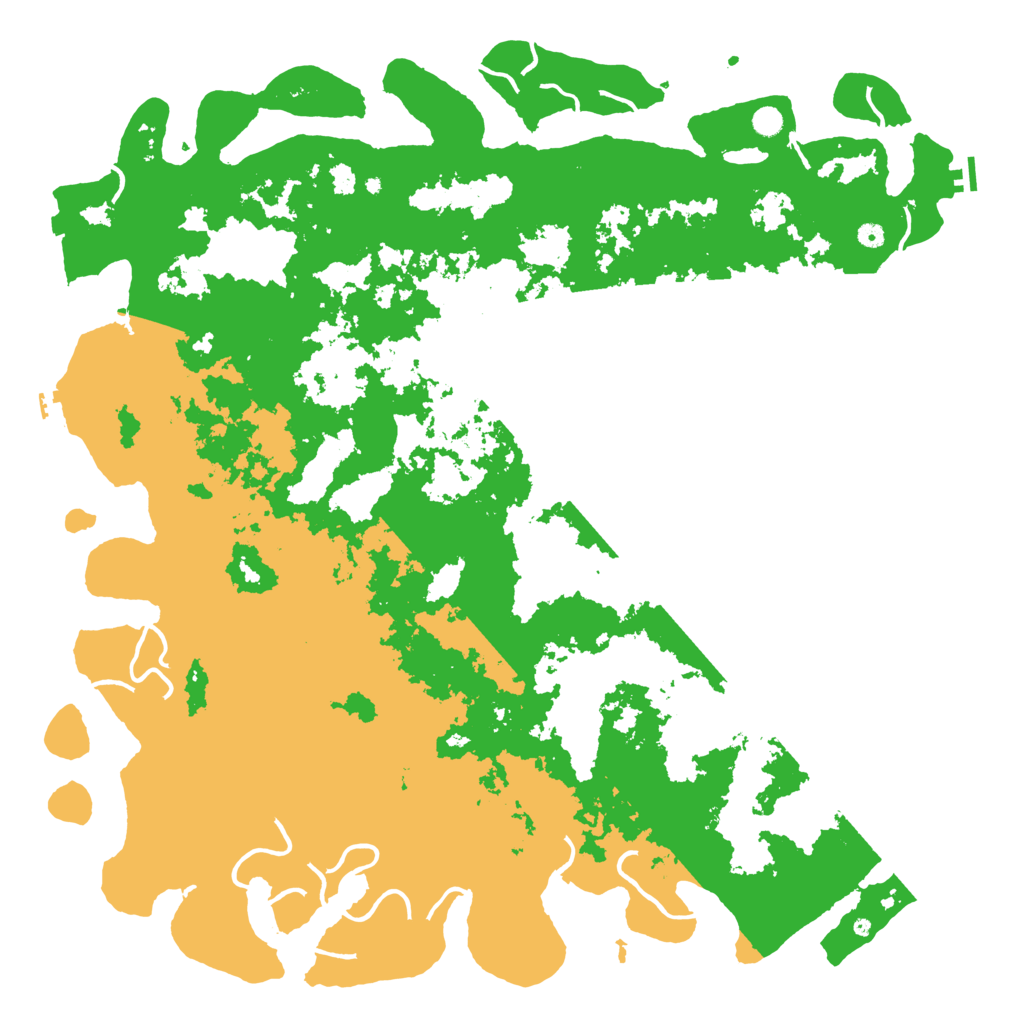 Biome Rust Map: Procedural Map, Size: 6000, Seed: 99762544