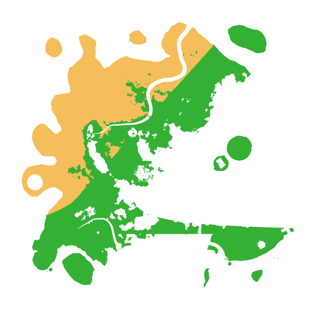 Biome Rust Map: Procedural Map, Size: 3500, Seed: 830287643