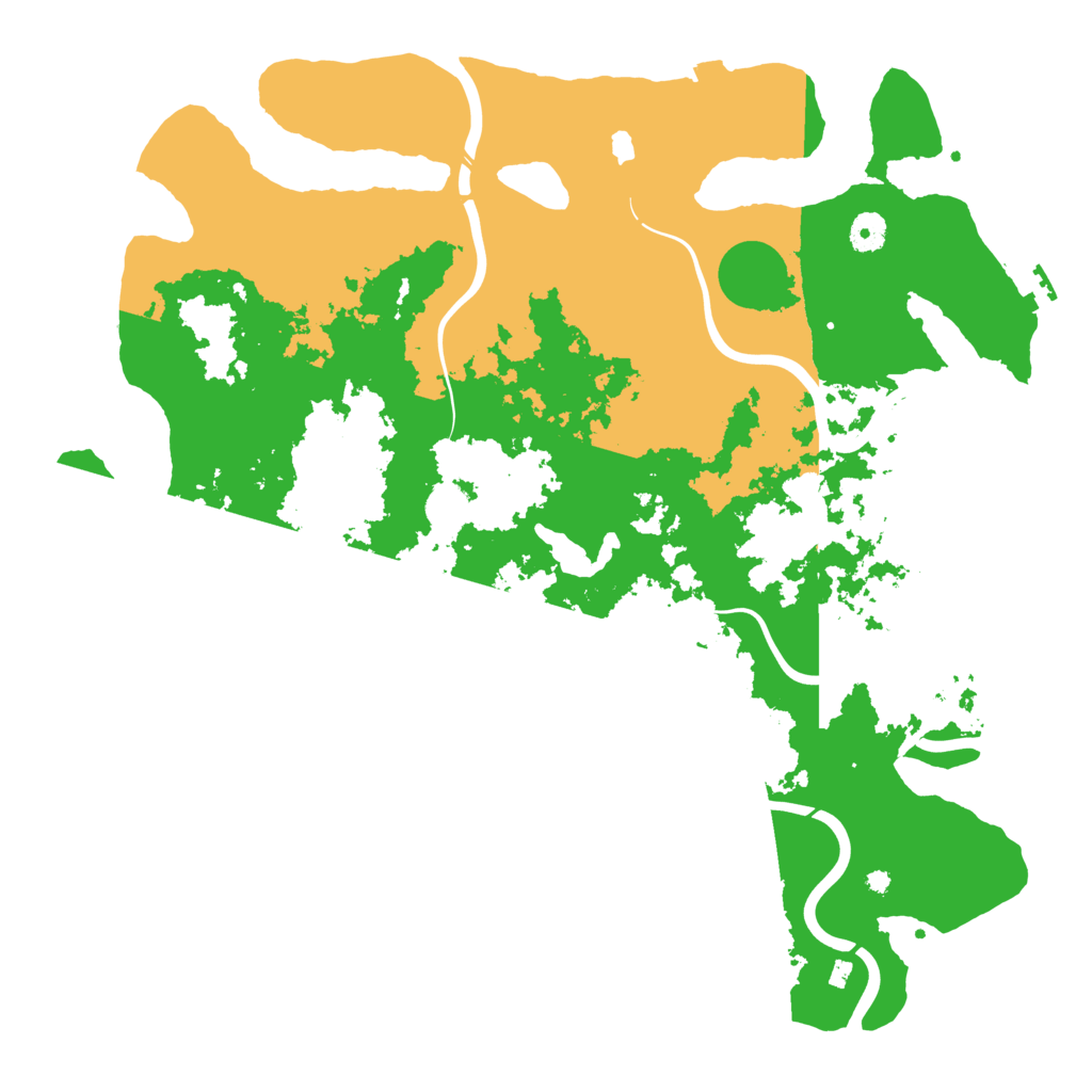 Biome Rust Map: Procedural Map, Size: 4269, Seed: 2147483647