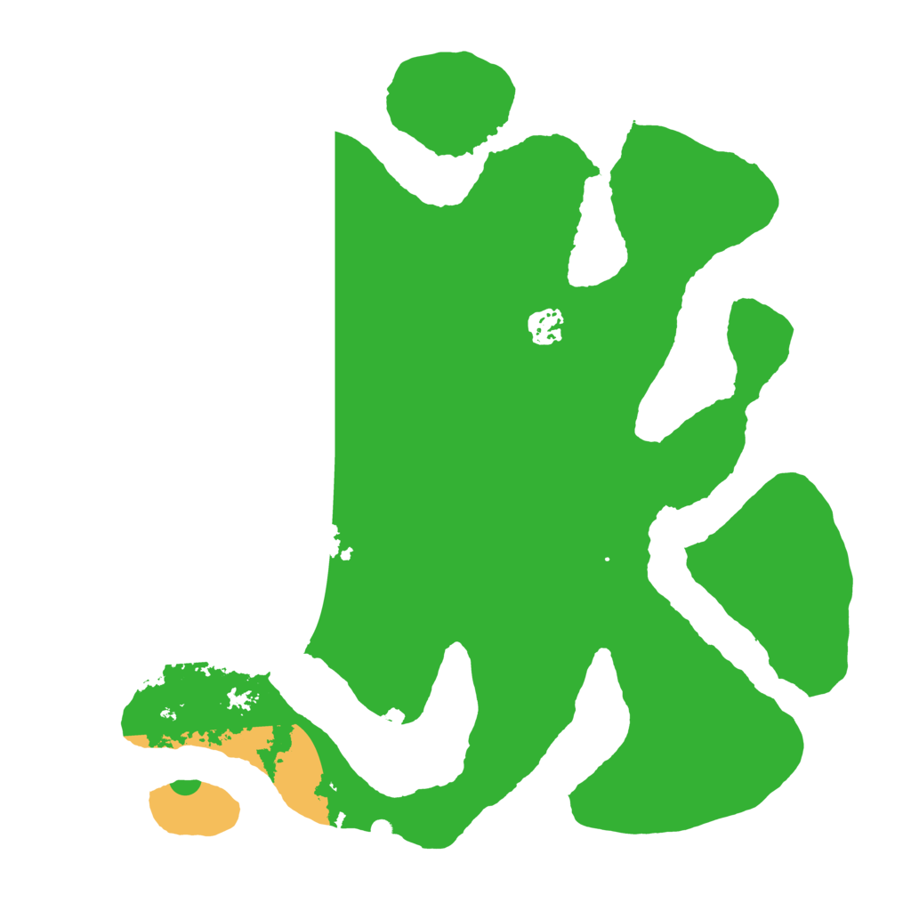 Biome Rust Map: Barren, Size: 3700, Seed: 1288155468