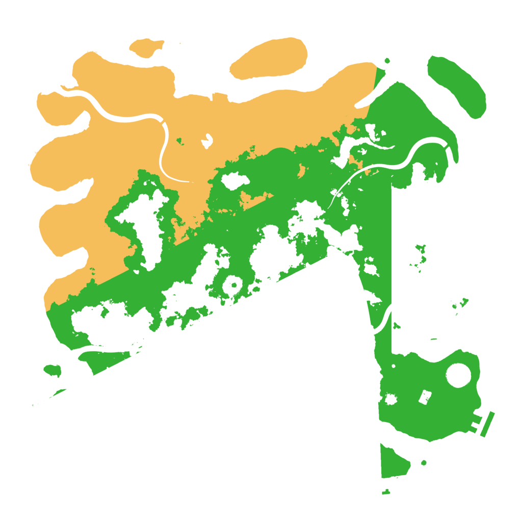 Biome Rust Map: Procedural Map, Size: 4000, Seed: 34981