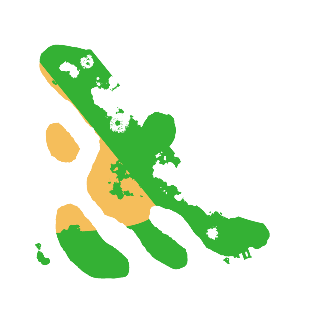 Biome Rust Map: Procedural Map, Size: 2500, Seed: 3282821