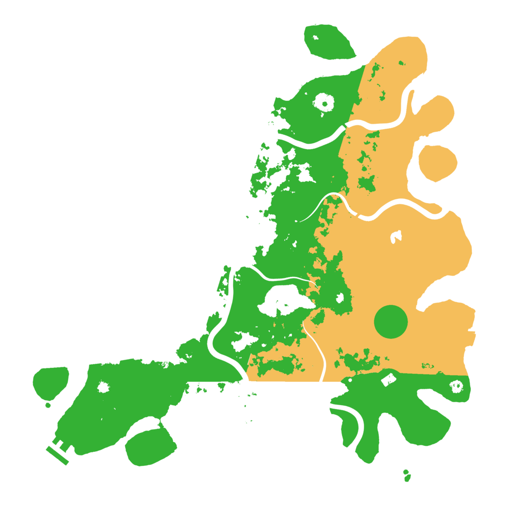 Biome Rust Map: Procedural Map, Size: 4000, Seed: 92764186