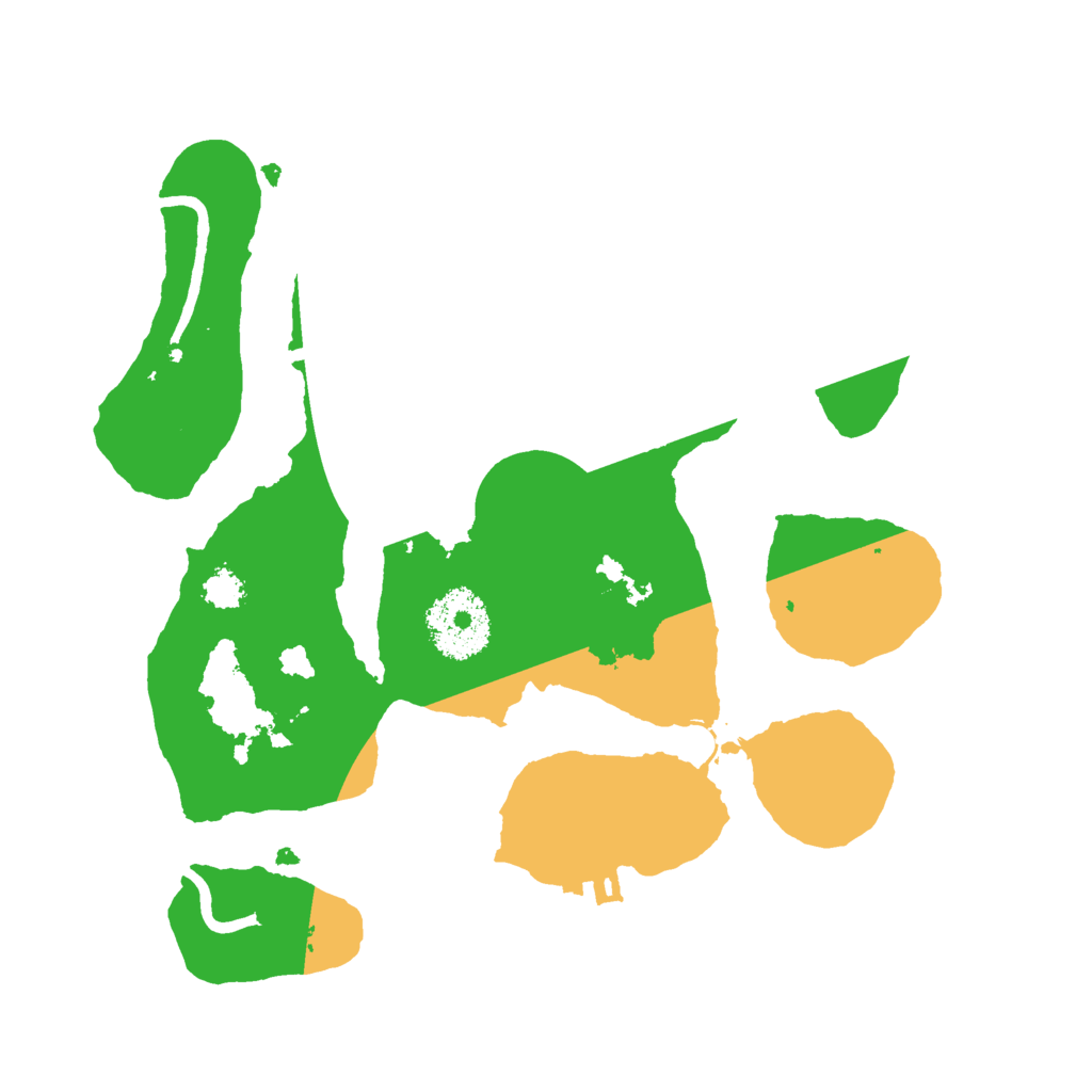 Biome Rust Map: Procedural Map, Size: 2500, Seed: 3445673