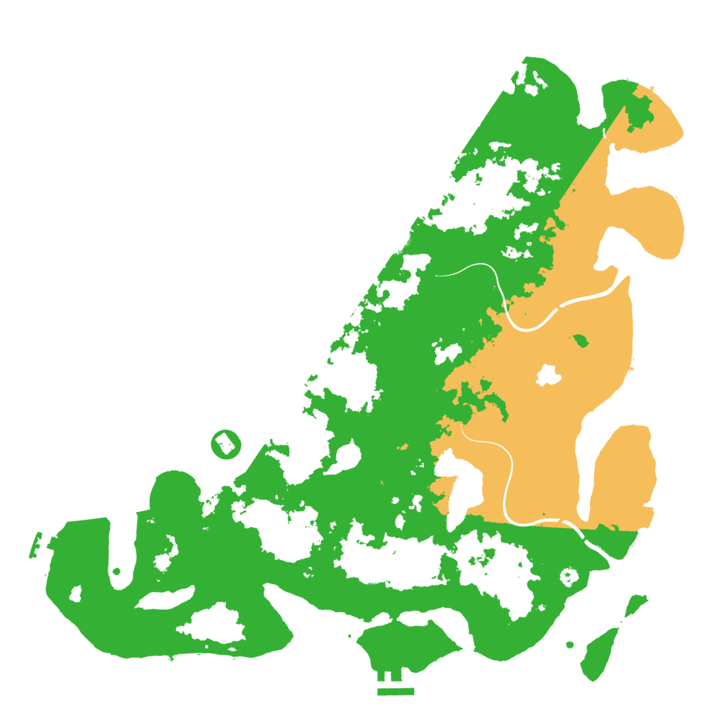 Biome Rust Map: Procedural Map, Size: 4000, Seed: 1422296888