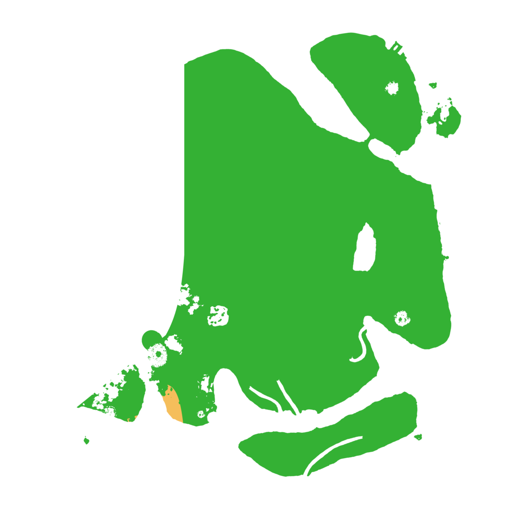 Biome Rust Map: Procedural Map, Size: 3500, Seed: 1021835136