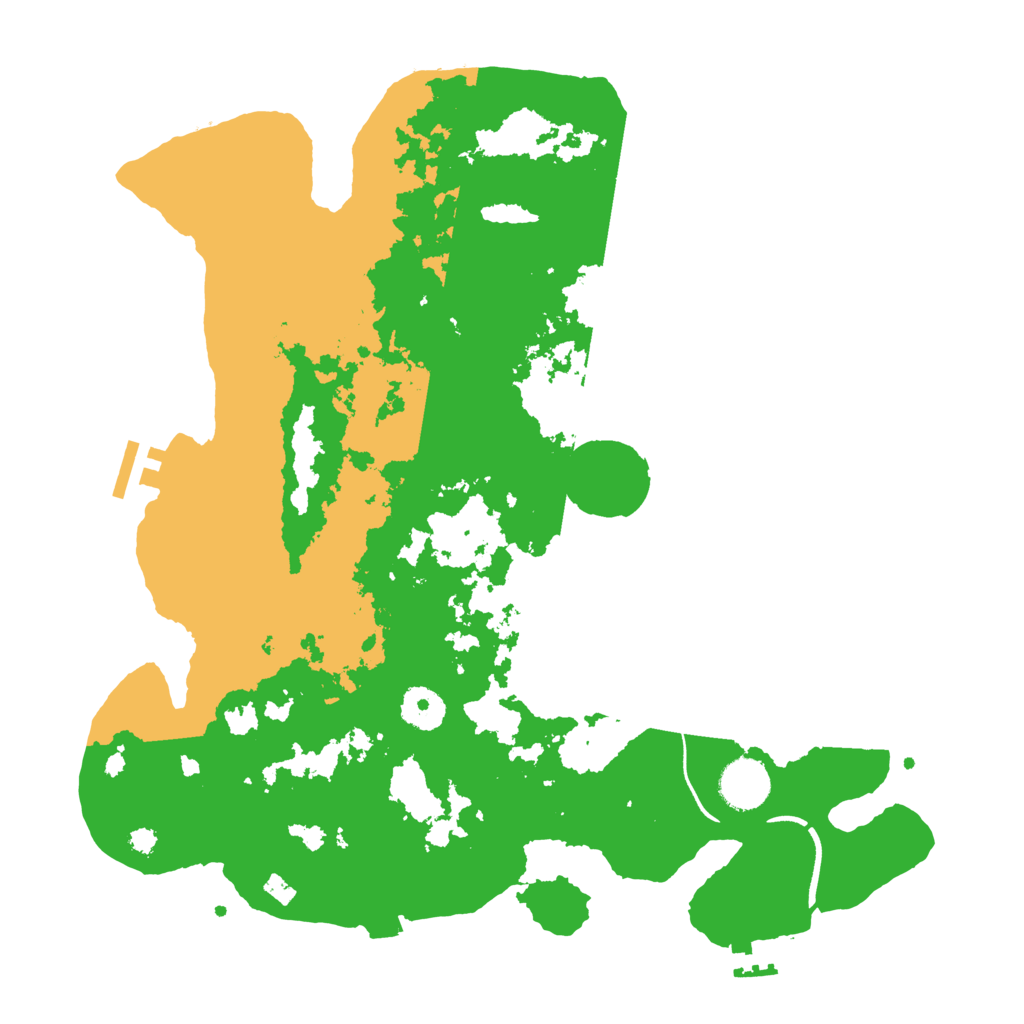 Biome Rust Map: Procedural Map, Size: 3550, Seed: 27588