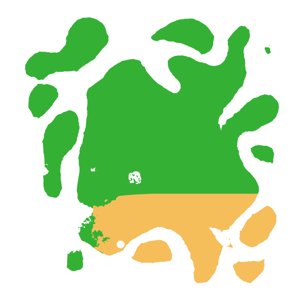 Biome Rust Map: Barren, Size: 3500, Seed: 568495055