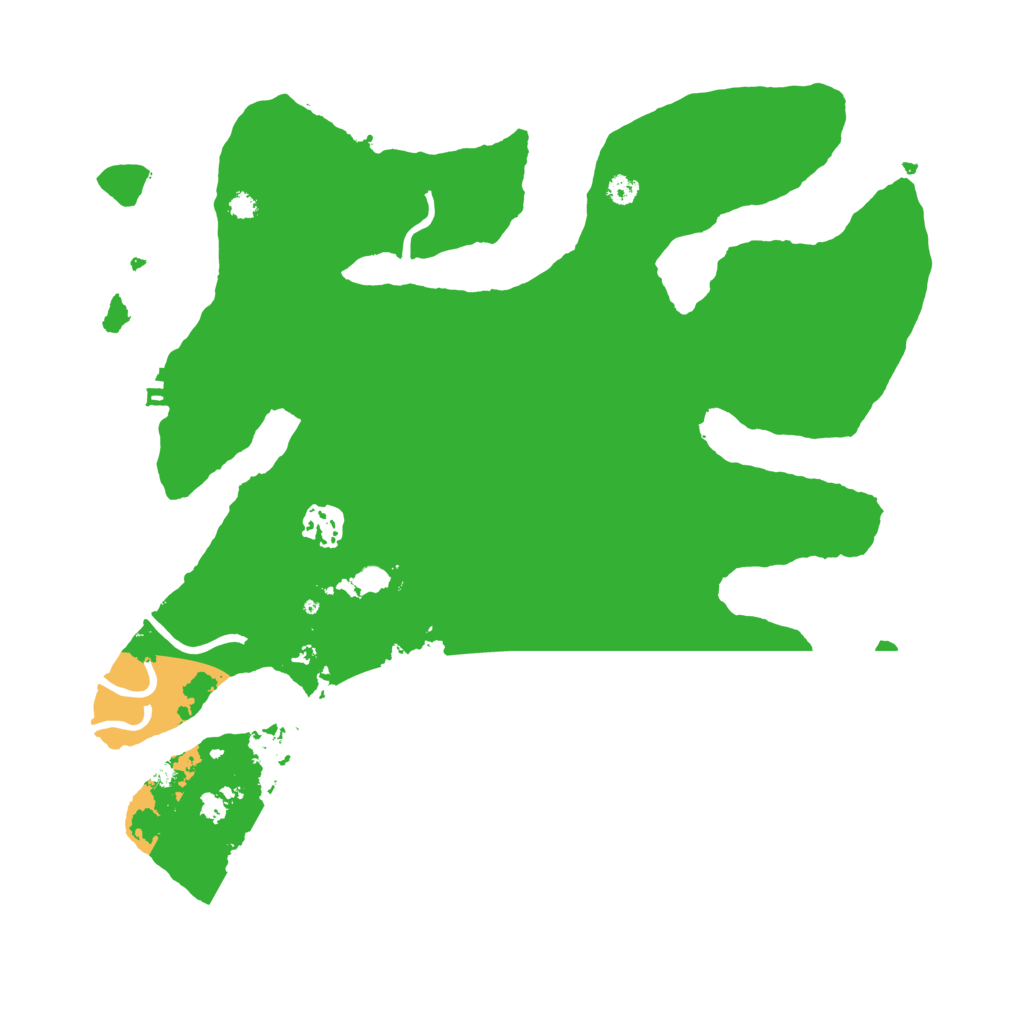 Biome Rust Map: Procedural Map, Size: 3500, Seed: 910989696