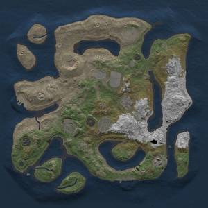 Thumbnail Rust Map: Procedural Map, Size: 3500, Seed: 130726, 14 Monuments