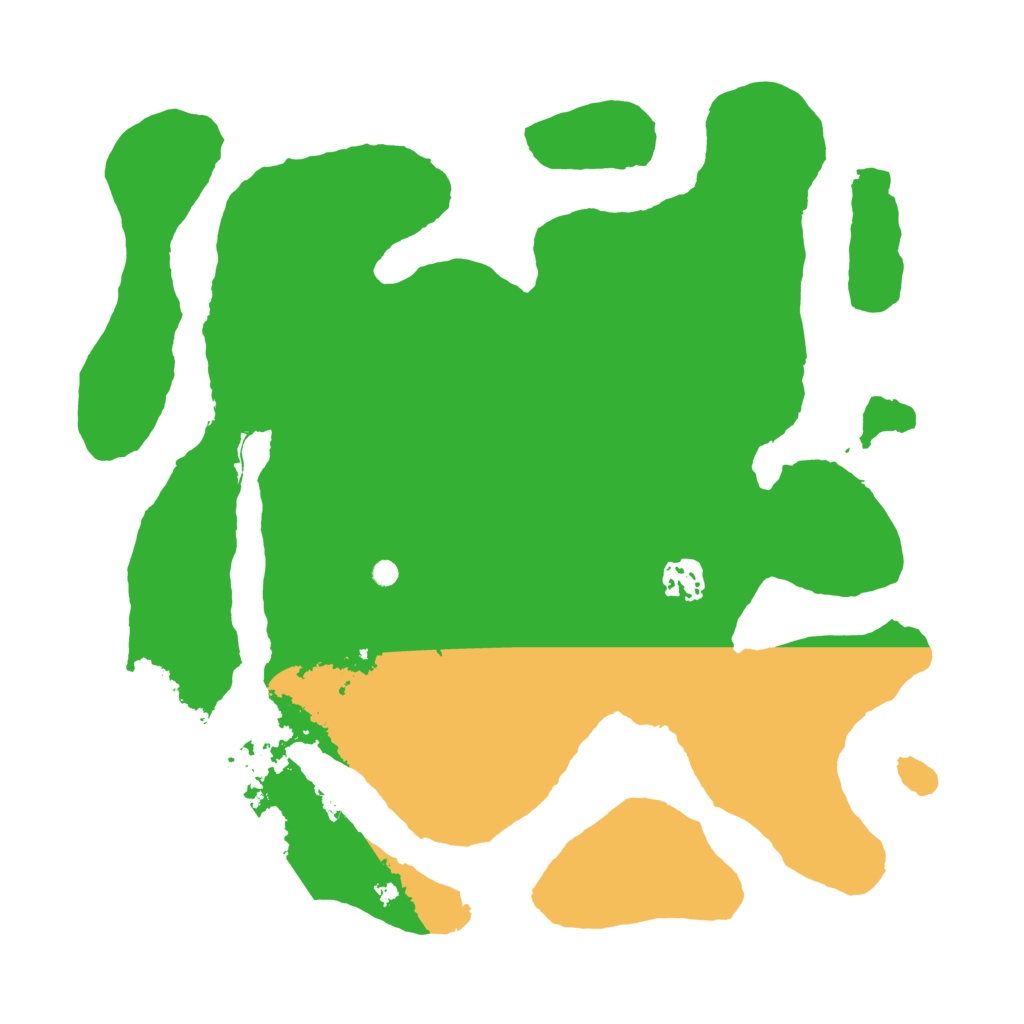 Biome Rust Map: Barren, Size: 3500, Seed: 60176333