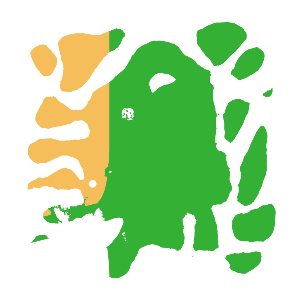 Biome Rust Map: Barren, Size: 3500, Seed: 904597885