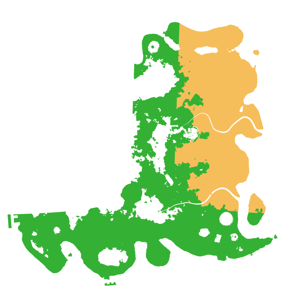 Biome Rust Map: Procedural Map, Size: 3850, Seed: 304629358