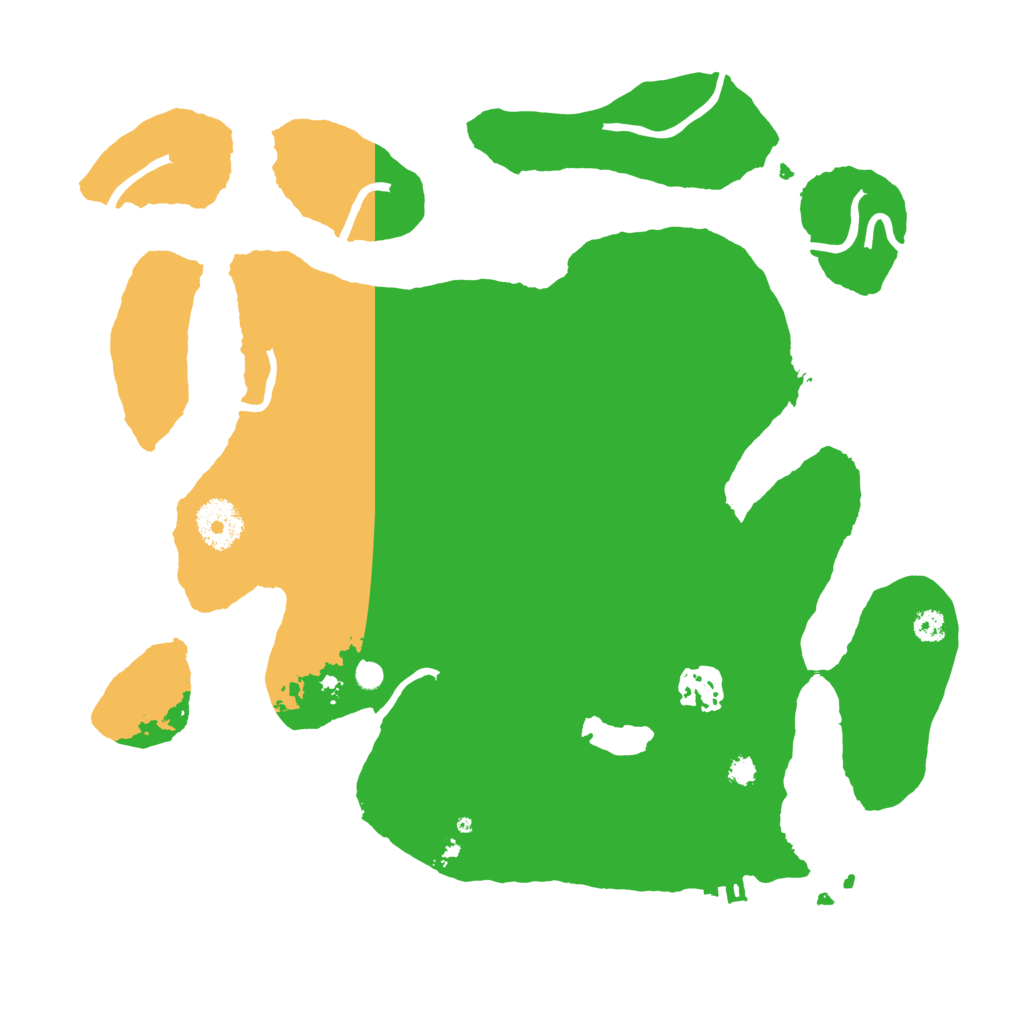 Biome Rust Map: Procedural Map, Size: 3250, Seed: 6584