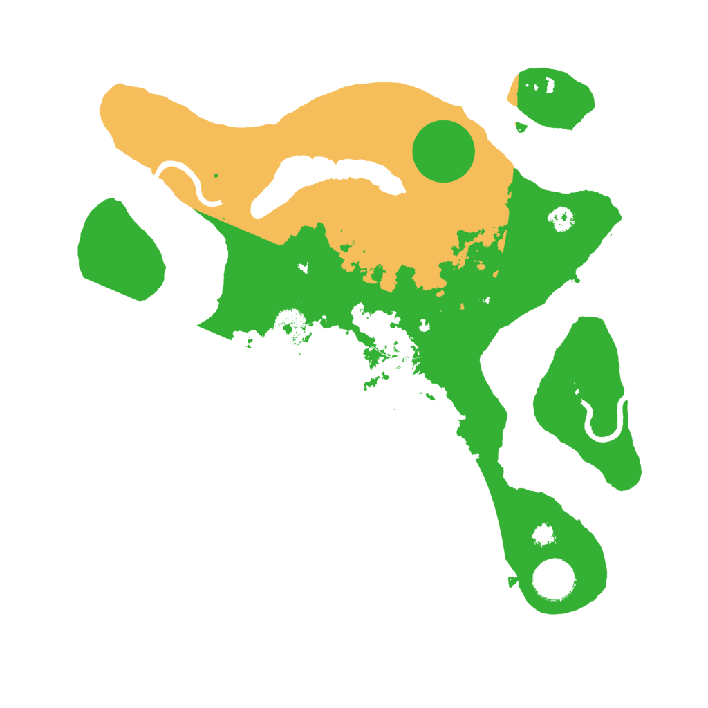 Biome Rust Map: Procedural Map, Size: 3000, Seed: 823591