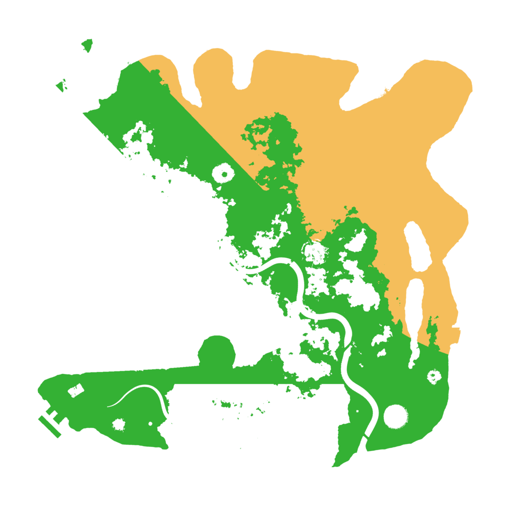 Biome Rust Map: Procedural Map, Size: 3750, Seed: 1337477090