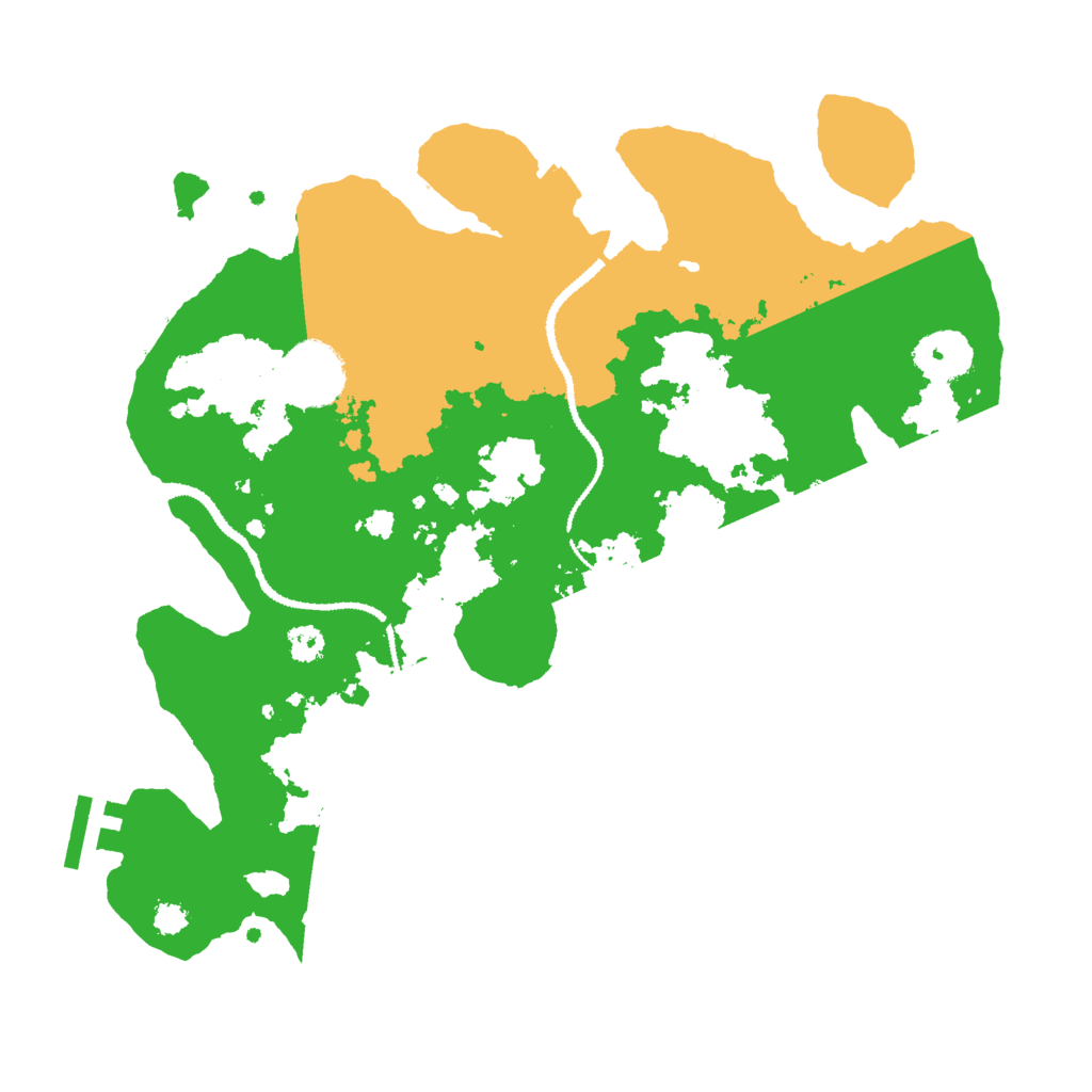 Biome Rust Map: Procedural Map, Size: 3000, Seed: 45998328