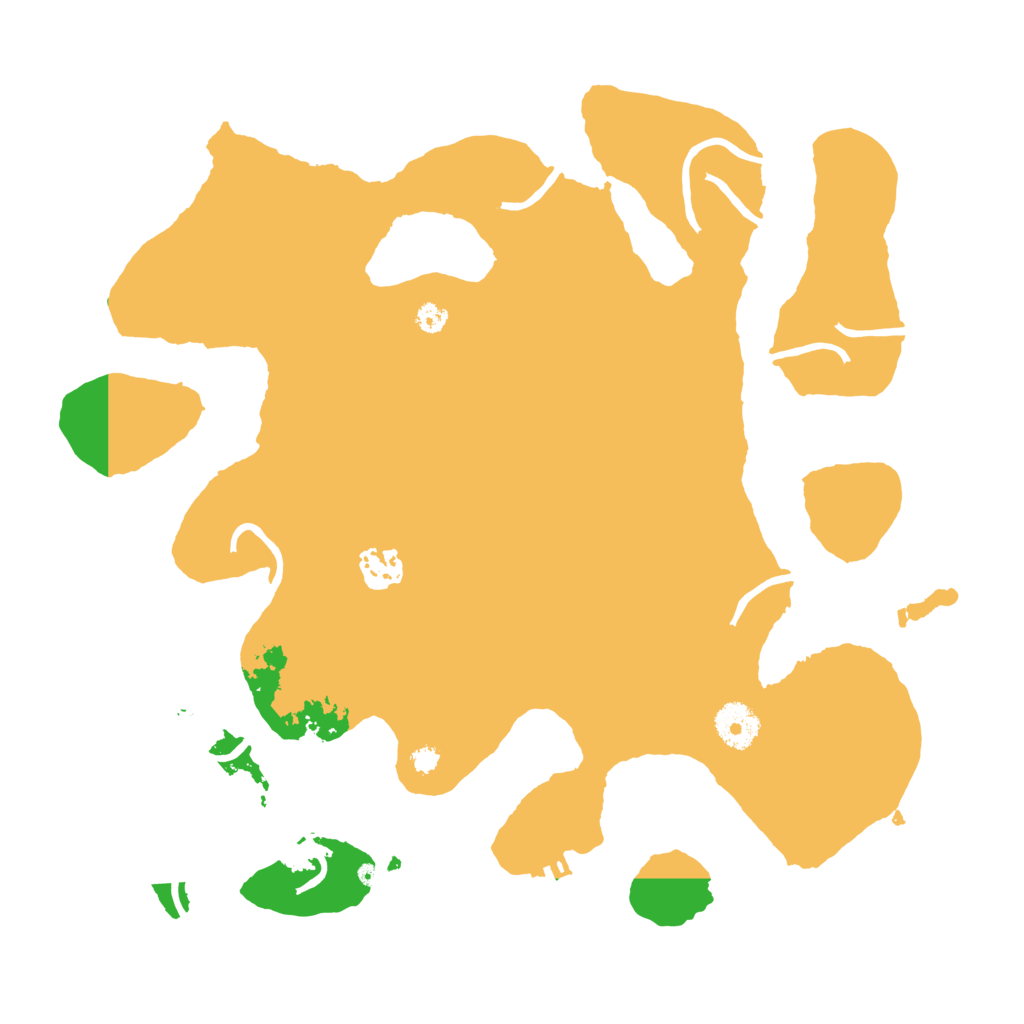 Biome Rust Map: Procedural Map, Size: 3500, Seed: 270368206