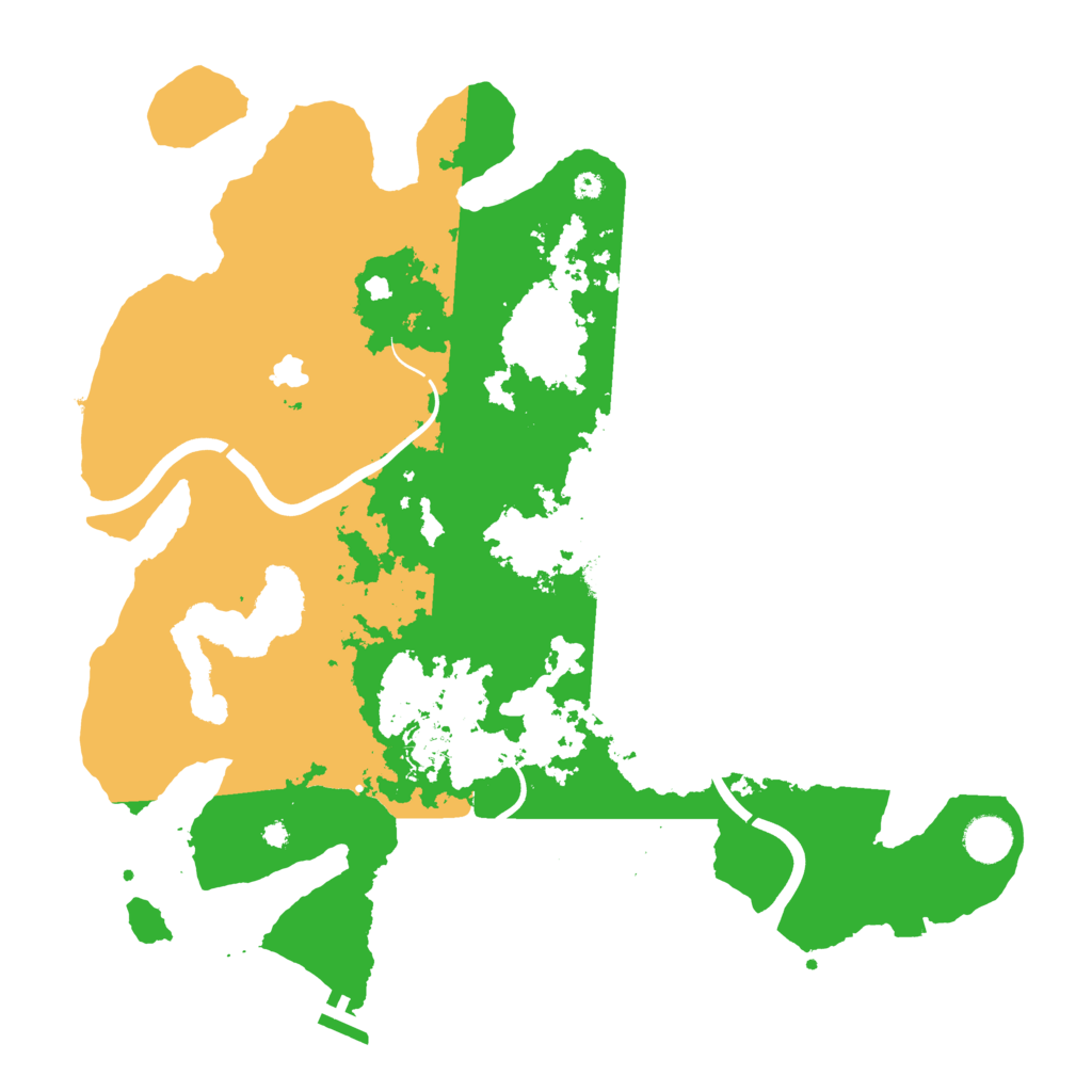 Biome Rust Map: Procedural Map, Size: 4000, Seed: 12121