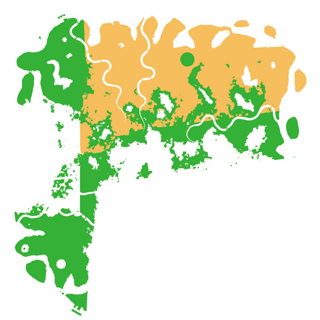 Biome Rust Map: Procedural Map, Size: 6000, Seed: 23588439