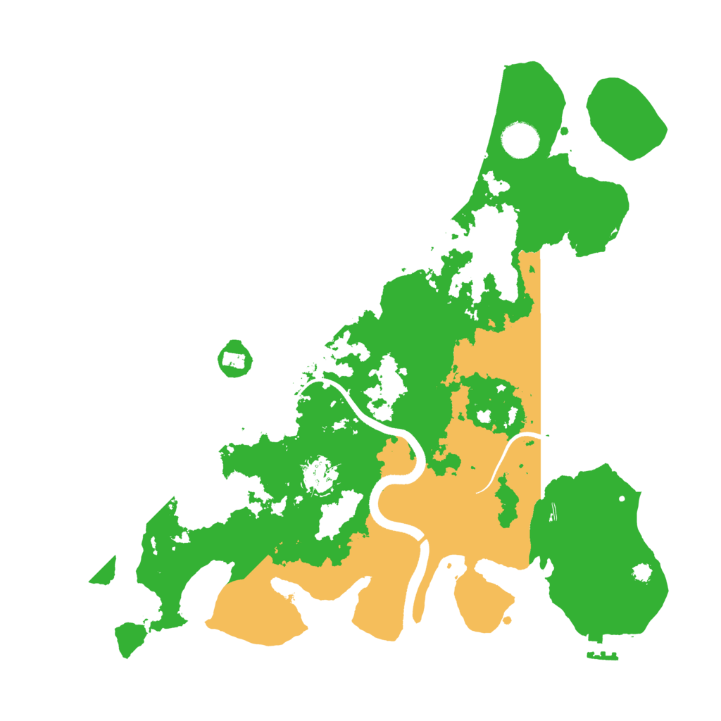 Biome Rust Map: Procedural Map, Size: 3500, Seed: 836535395