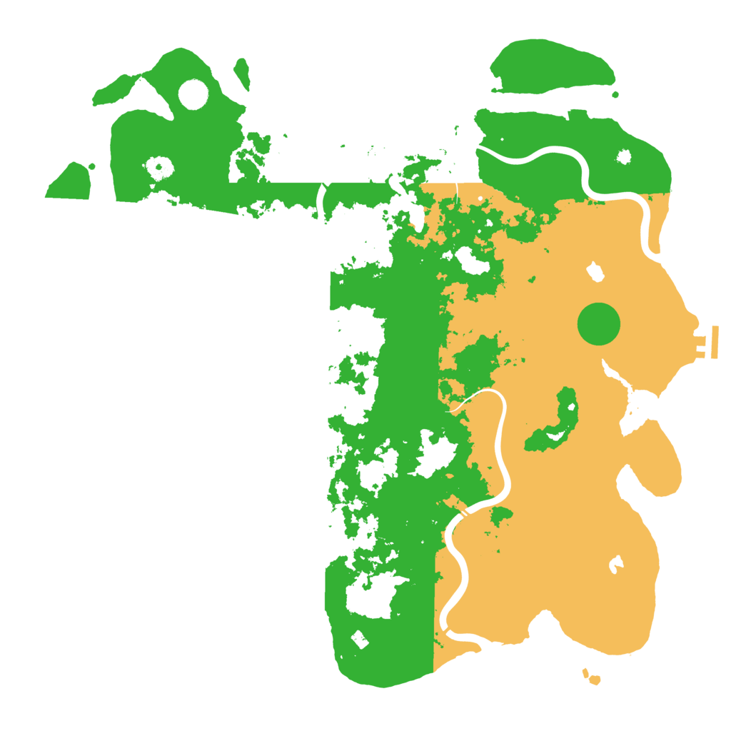 Biome Rust Map: Procedural Map, Size: 4500, Seed: 275411324