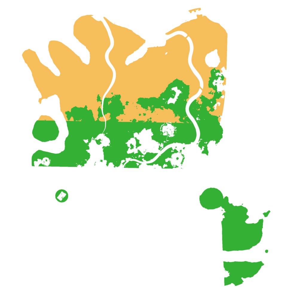 Biome Rust Map: Procedural Map, Size: 3800, Seed: 1800584526