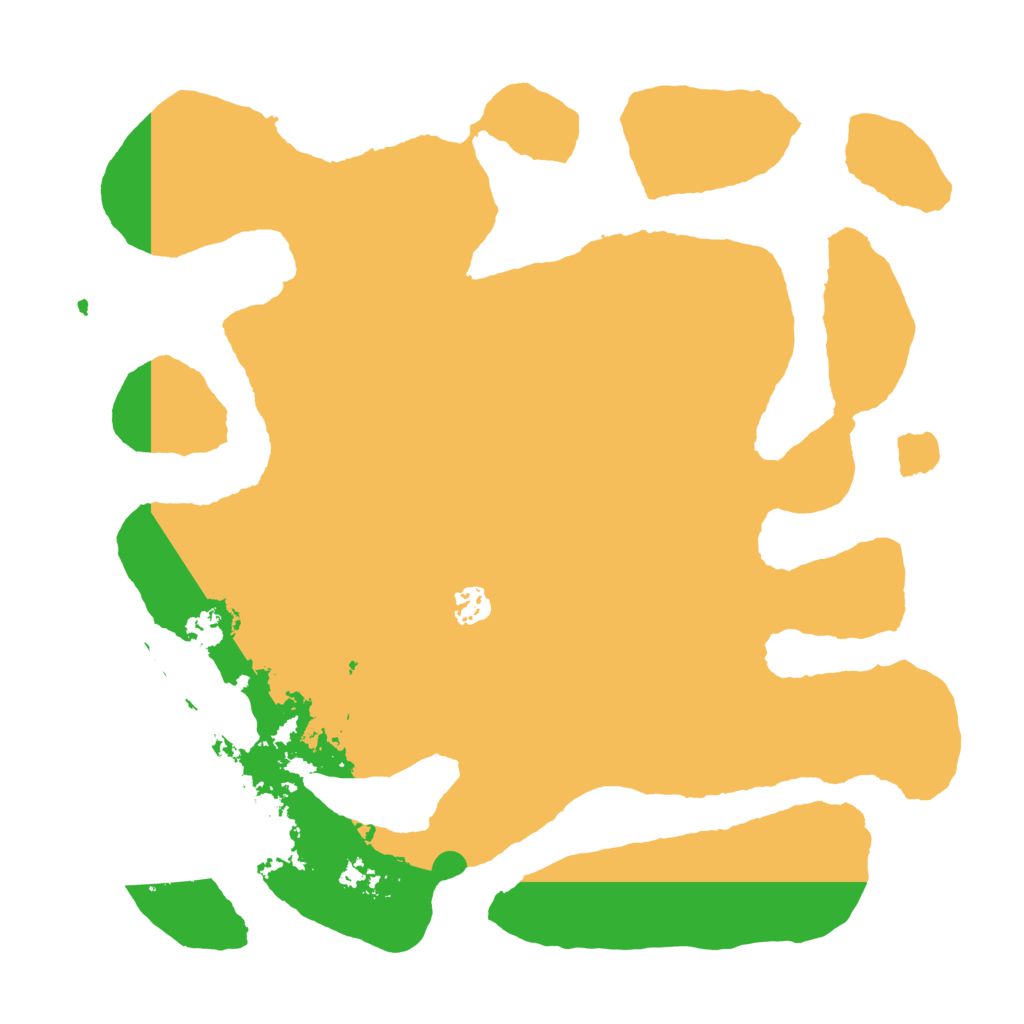 Biome Rust Map: Barren, Size: 4000, Seed: 666610049