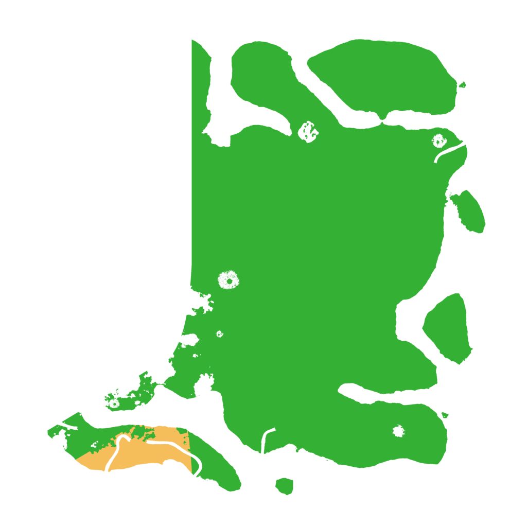 Biome Rust Map: Procedural Map, Size: 4000, Seed: 19931011