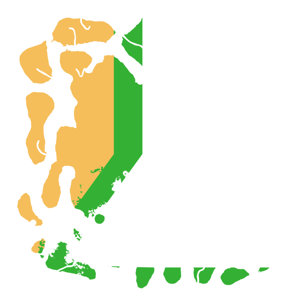 Biome Rust Map: Procedural Map, Size: 4300, Seed: 128