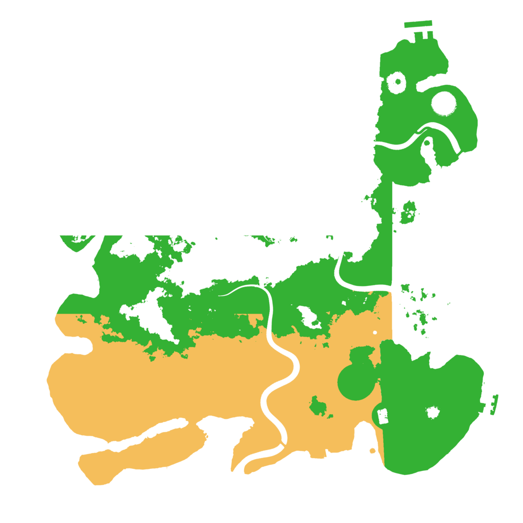 Biome Rust Map: Procedural Map, Size: 3800, Seed: 75421354