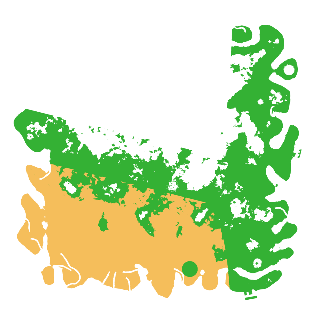 Biome Rust Map: Procedural Map, Size: 5300, Seed: 3501