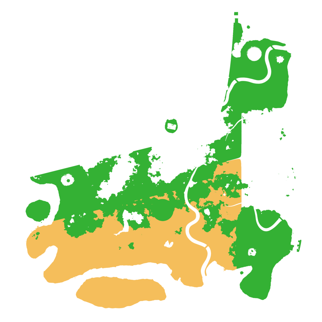 Biome Rust Map: Procedural Map, Size: 4000, Seed: 6546