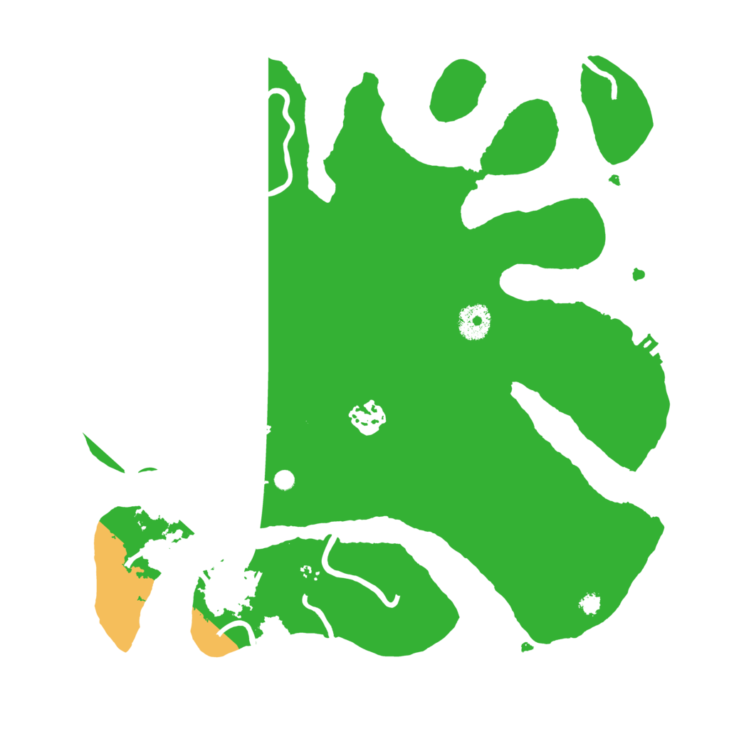 Biome Rust Map: Procedural Map, Size: 3200, Seed: 2052200864