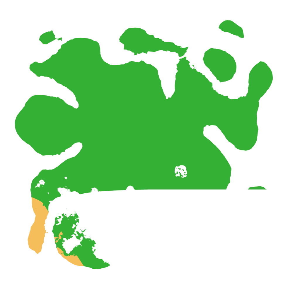 Biome Rust Map: Barren, Size: 3500, Seed: 2051562105