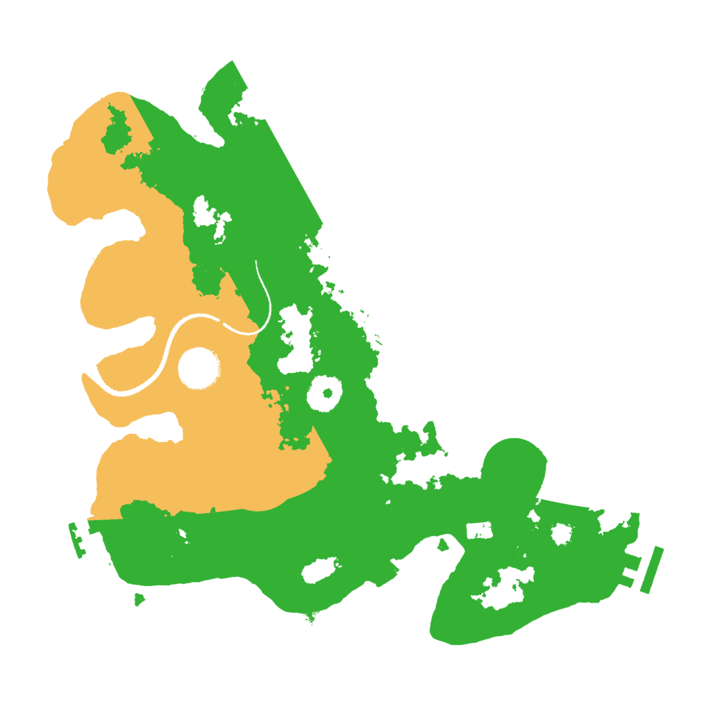 Biome Rust Map: Procedural Map, Size: 3000, Seed: 1491987748