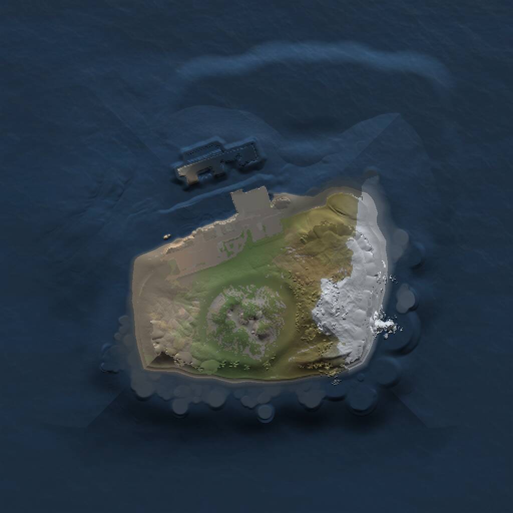 Rust Map: Procedural Map, Size: 1000, Seed: 1637417324, 2 Monuments