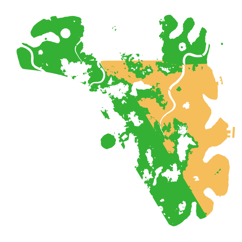 Biome Rust Map: Procedural Map, Size: 4500, Seed: 21420