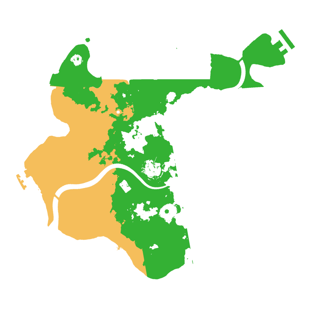 Biome Rust Map: Procedural Map, Size: 2900, Seed: 1222554110